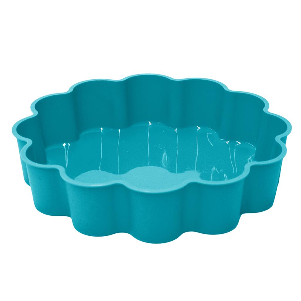 Les Trésors De Lily [A1758] - Силиконовая форма 'Part de Coeur' бирюзового цвета - 24x5 см