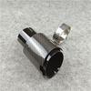 63mm Inlet 89mm Out Glossy Carbon Fiber Car Exhaust Pipe Tail Muffler Tip Cover