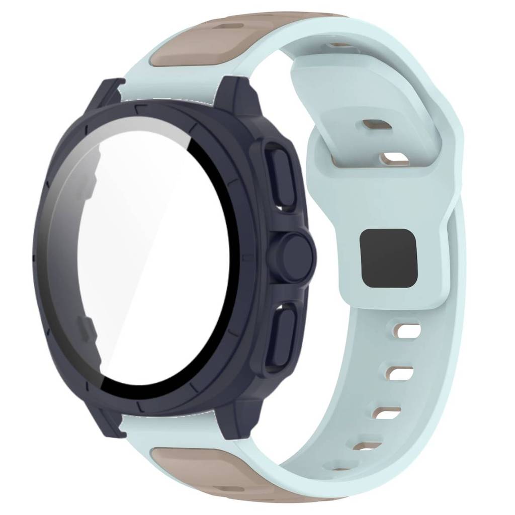 Силиконовый Ремешок + Закаленное Стекло Чехол Для Samsung Watch 7 40мм 44мм Защитная Крышка Ремешка Для Samsung Galaxy Watch 7 44мм 40мм