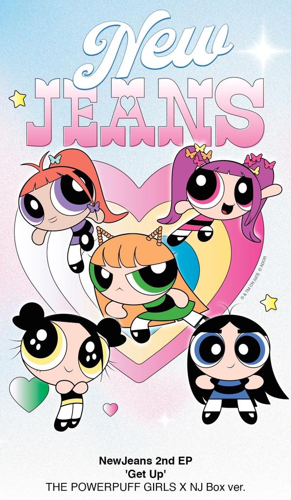 NewJeans 2-й EP THE POWERPUFF GIRLS X NJ Box 2 SET версия 'Get Up'. (Корейское издание)
