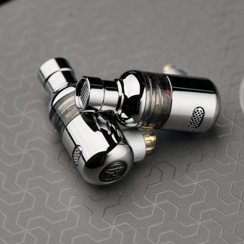 TWISTURA SIGMA 1DD+1BA Hybrid Earphones with 1DD+1BA Dynamic Driver and BA Driver, Aluminum Alloy OFC Silver-Plated Cable, Type-C Adapter, Impedance