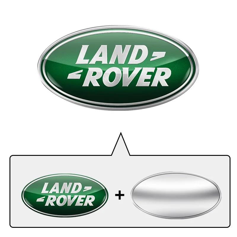 Aluminium Logo Emblem Car Front Sticker Rear Trunk Fender Badge For Land Rover Ranger Freelander Discovery Defender L322 Evoque c3