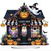 DIY Halloween Candy House Painting Kit Irregular Crystal Rhinestone Art Craft Home Decor