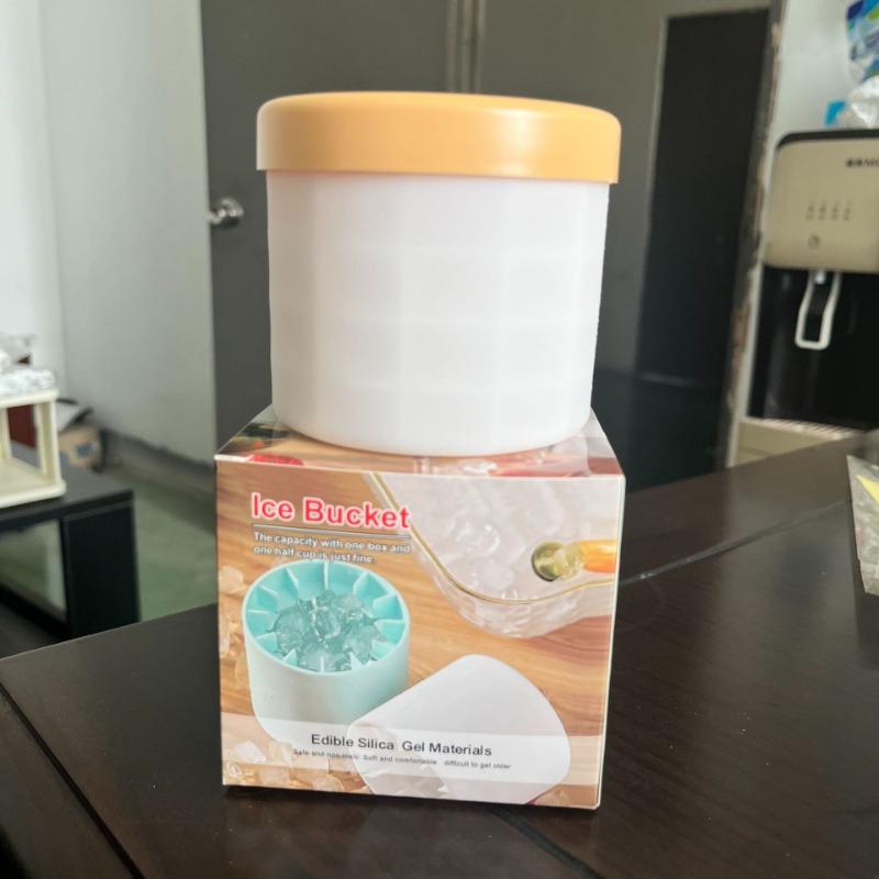 Чашка для сжатия Форма для льда Силиконовая цилиндрическая чашка для приготовления льда Форма для кубиков льда Ведерко для льда Форма для кубиков льда Контейнер для льда