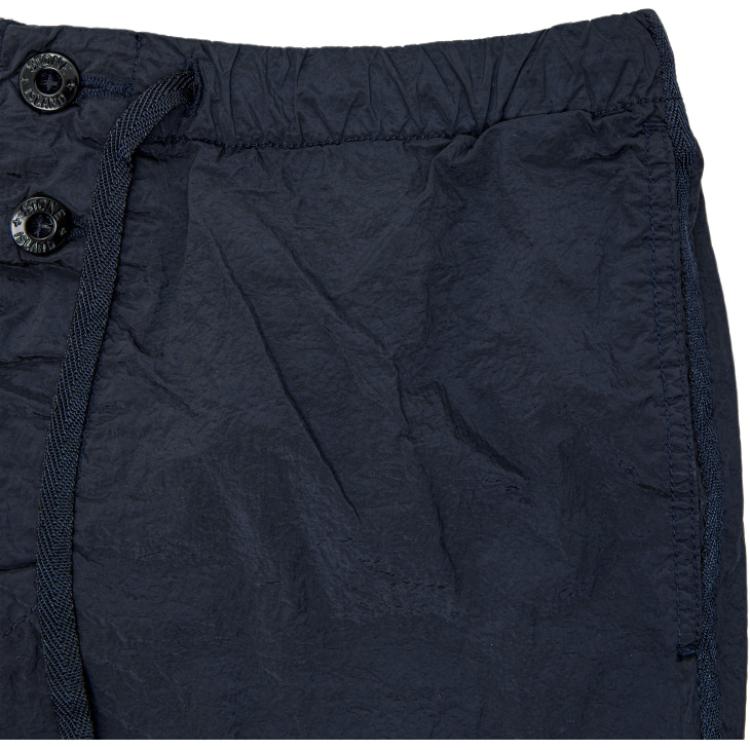STONE ISLAND Плавки мужские из металла и нейлона облегающего кроя, темно-синие, уличная одежда 8015B0643-A0020