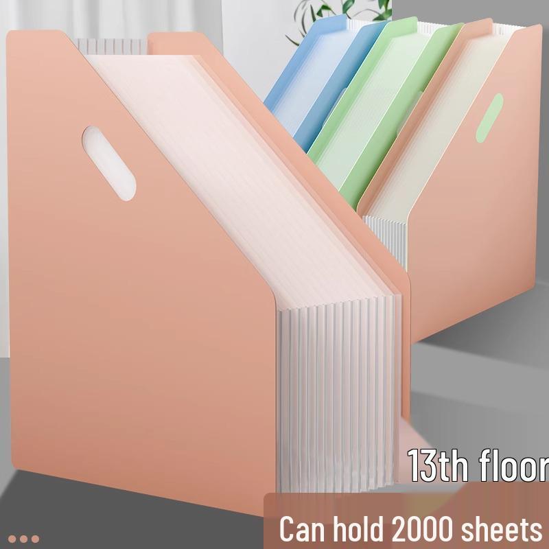 Папка-гармошка формата A4 с расширением - Настольный органайзер большой вместимости для студентов и офисного использования