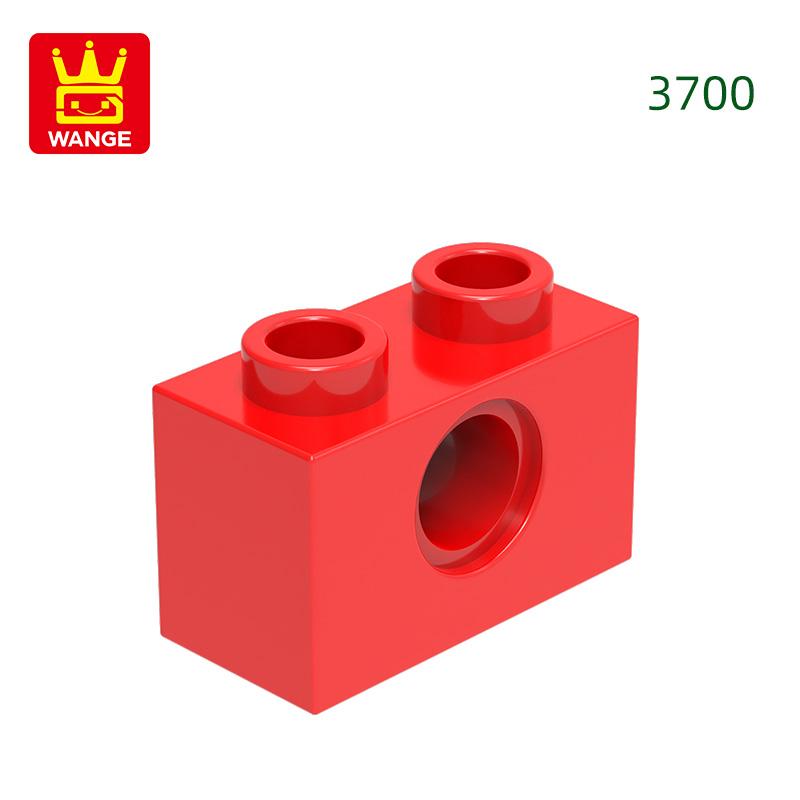 125 шт./лот 3700 1x2 1 отверстие Строительные блоки MOC DIY Аксессуары Совместимые с Кирпичиками Детские Игрушки Подарочная Коробка