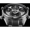 Seiko Мужской SBER001 (PROSPEX SPEEDTIMER Solar Chronograph с металлическим ремешком для мужчин) Круглые часы, серебро