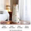 Gold Flower Print Bedroom Bottle – Designer Copper Drinkware, Elegant Copper Water Bottle for Everyday Use, Volume- 1500 ML