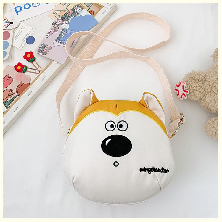 Husky Cute Penguinturtle Dolphin Cartoon Animal Shaped Children Bag Canvas