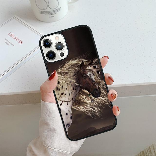 Чехол для телефона с узором Лошадь Пони Для iPhone 17 Air 14 15 16 13 12 Чехол Для Apple 14 15 16 Pro Max Plus Coque