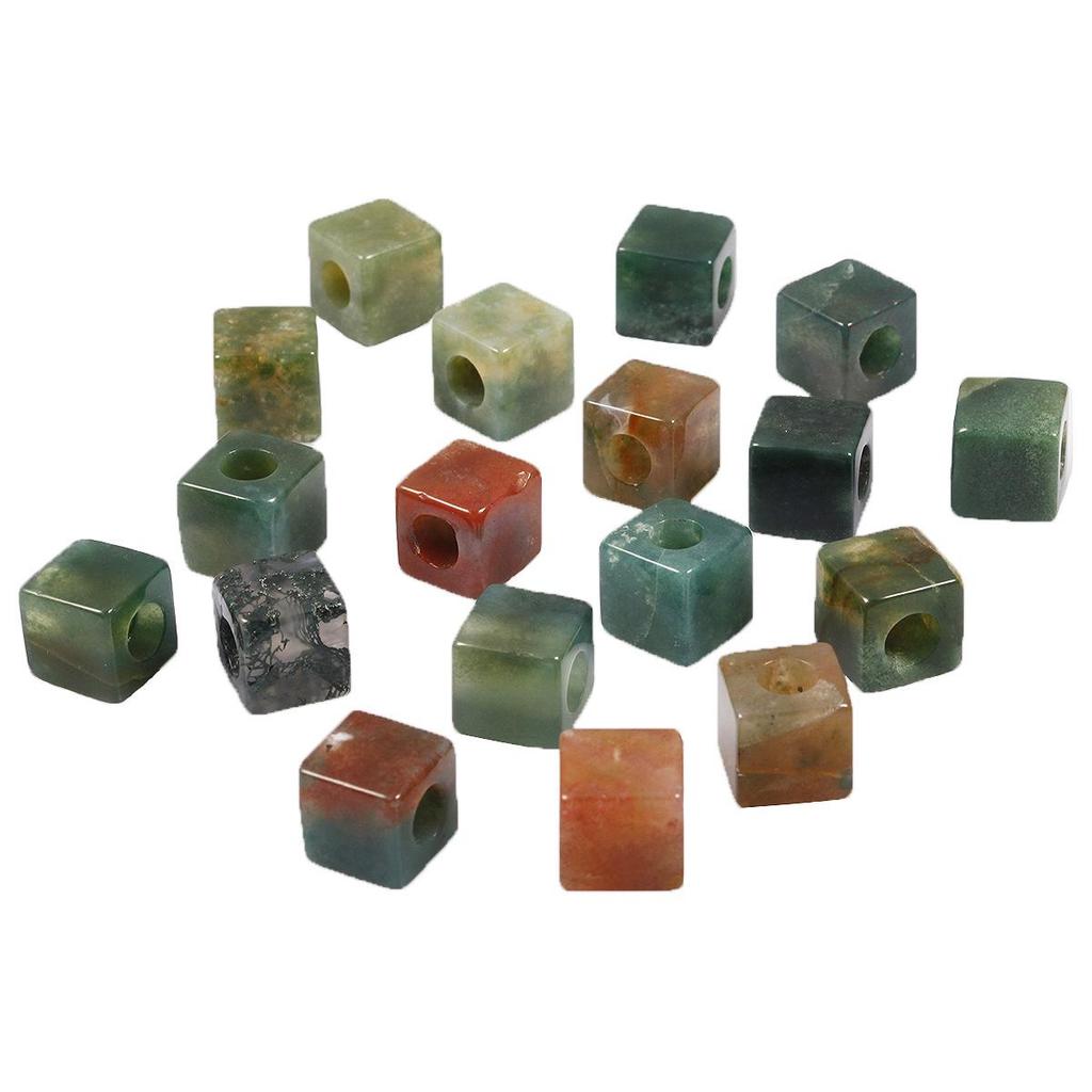 Натуральный кристалл 10 мм, необработанные кубические бусины для DIY ювелирных изделий и аксессуаров для одежды