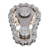 Stainless Steel Fidget Sprocket Toy Children Gears Linkage Bike Chain Toy for ADHDPlating Base