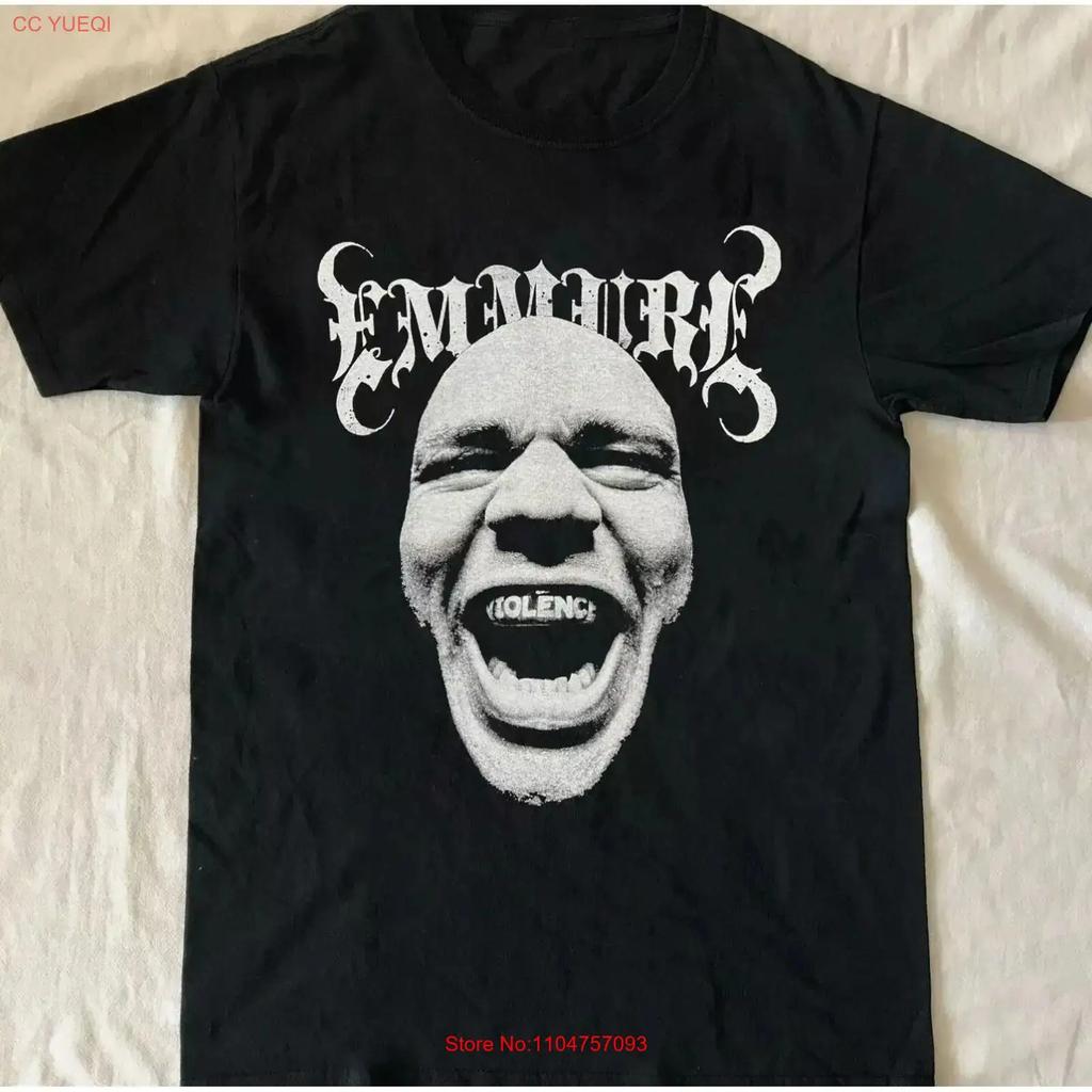 Emmure Dead Stock Band Black All Size T Shirt vintage Washed Unisex Stretched streetwear Comfortable Slightly graphic Soft