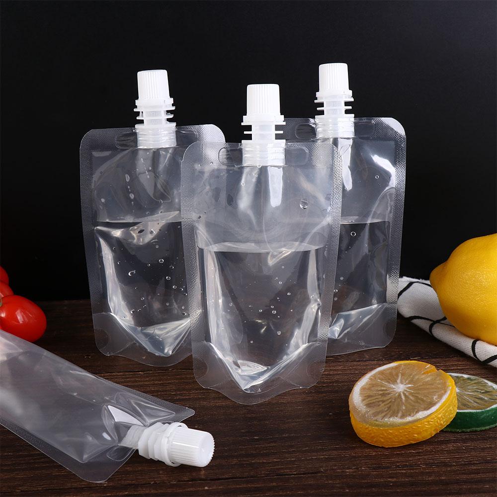for Travel Party Refillable Squeezable Drink Pouch Soybean Milk Liquid Containers Juice Pouches