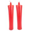 Low Temperature Candle Set of 2, Vermilion