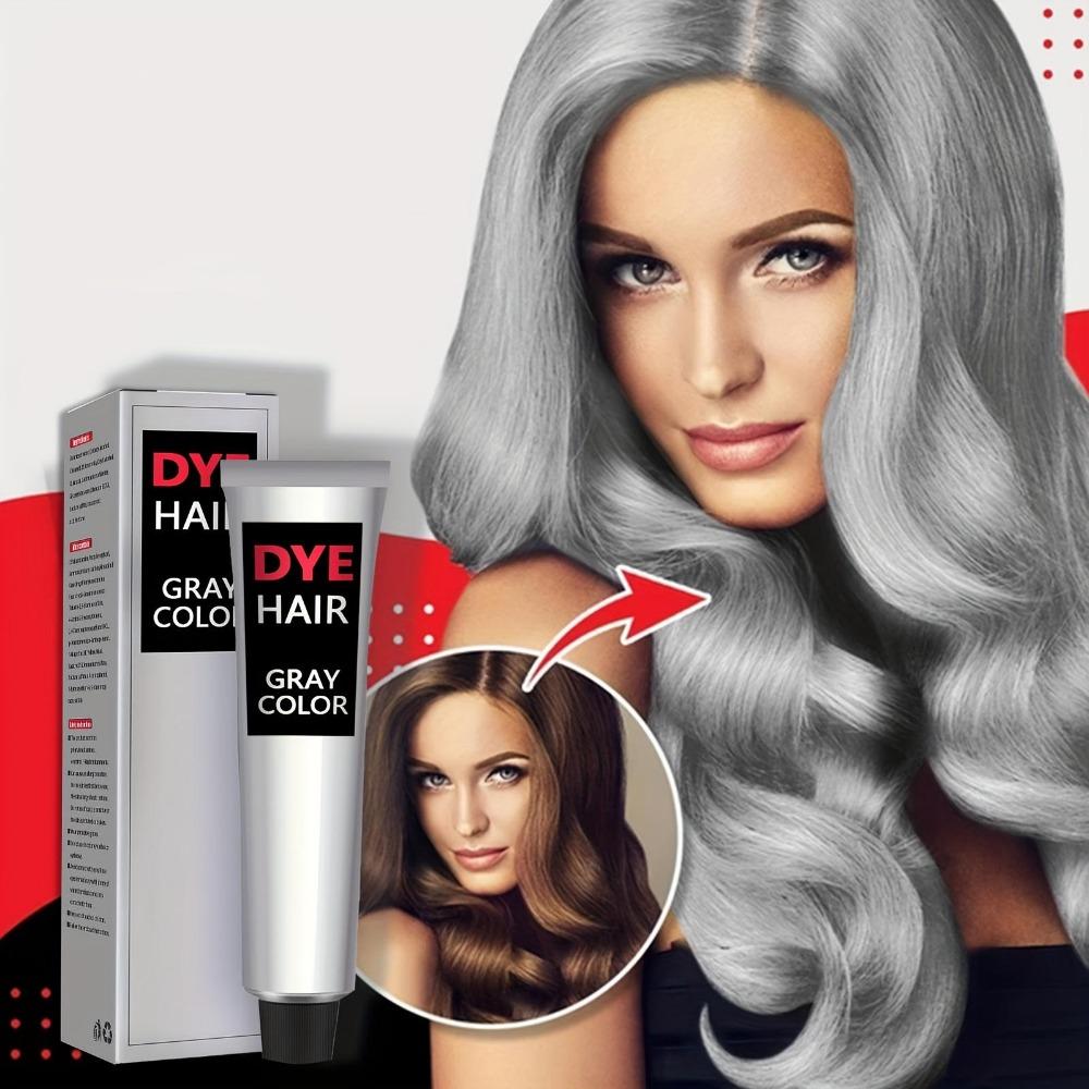 100ML Silver-gray Hair Cream, Trendy and Easy To Color, Hair Care, Long-lasting, Gentle and Does Not Damage Hair
