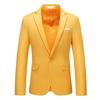 2024 Men's Large Size Solid Color Casual Jacket Suit for Spring and Autumn