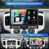 2025 NEW 2DIN Stereo Upgrade,10.1" Single Knob Keybutton Touch Screen Android 13.0 with Wireless CarPlay, Android Auto, AM/FM