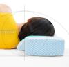 Ergonomic Orthopedic Memory Foam Neck Support Pillow Comfortable Removable Cover Customized Sleeping Travel Positioner