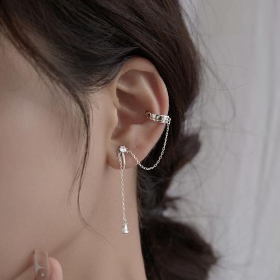 Стильные женские серьги Блестящие женские аксессуары Украшение для ушей