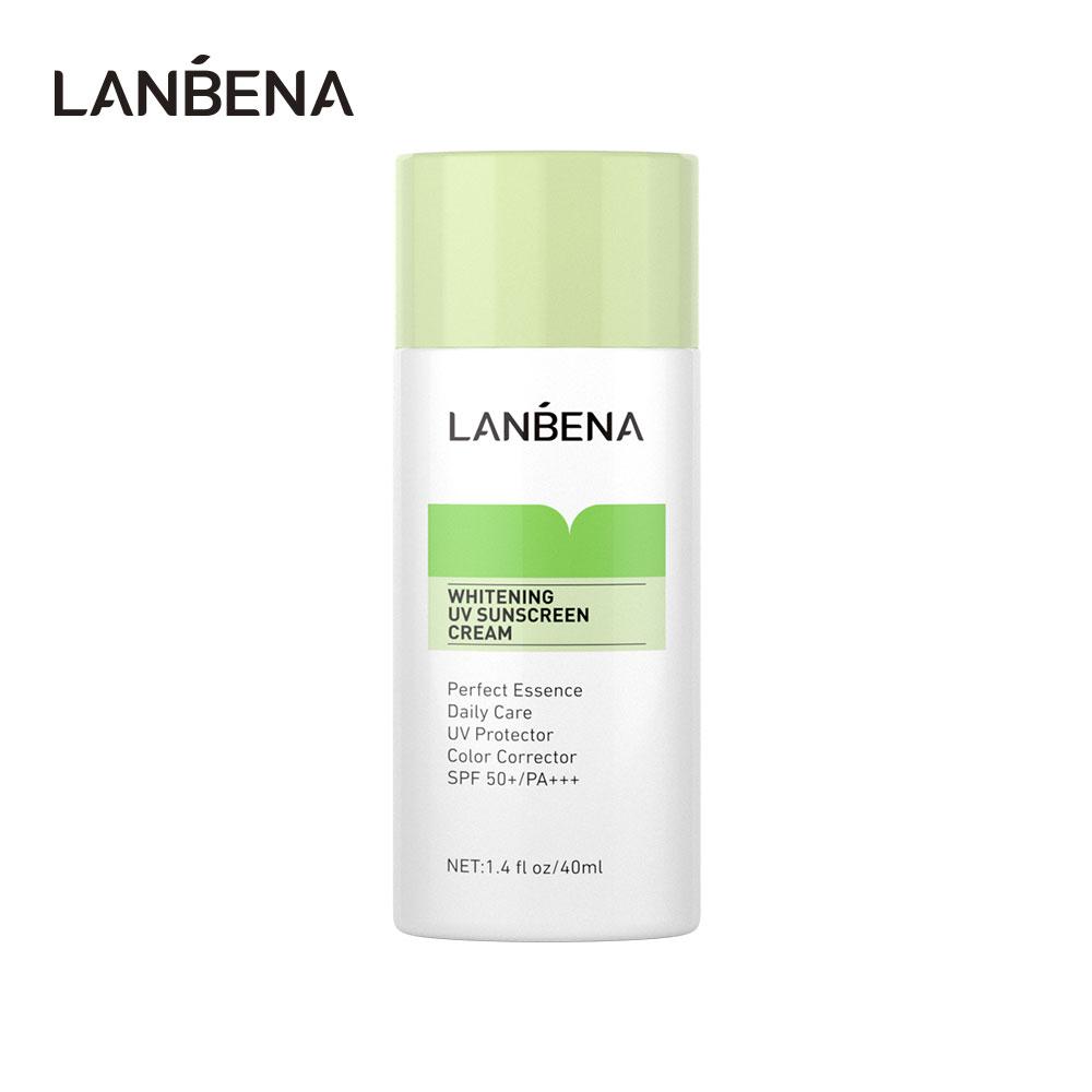 LANBENA UV Sunscreen Face Cream Sunblock SPF50+ Whitening Sweat-proof Waterproof Body Skin Care 40ml