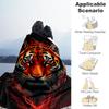 1pc tiger print Outdoor Flannel Blanket Soft Warm All-Season Throw for Sofa Bed Car Camping Office, Cozy Gift Idea1142S