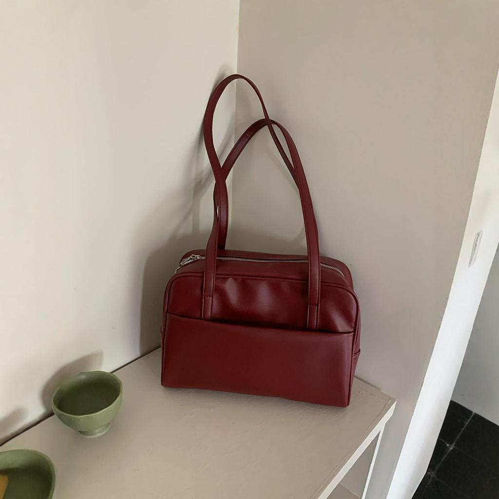 Женская сумка на одно плечо большой вместимости в корейском стиле, универсальная винтажная сумка под мышкой, новинка осени 2025, сумка-тоут