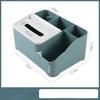 Multifunctional Tissue Storage Box Cover Napkin Holder Sundries Ontainer Stationery Organizer for Bedroom Office Bathroom Vanity
