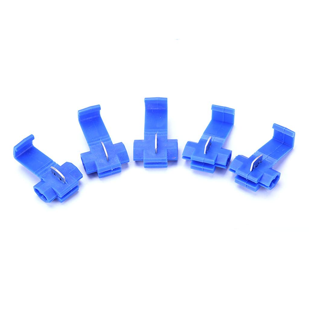 100 шт. Беспаечные быстросъемные защелкивающиеся соединители проводов Корпус из ПП Медный аксессуар для электропроводки