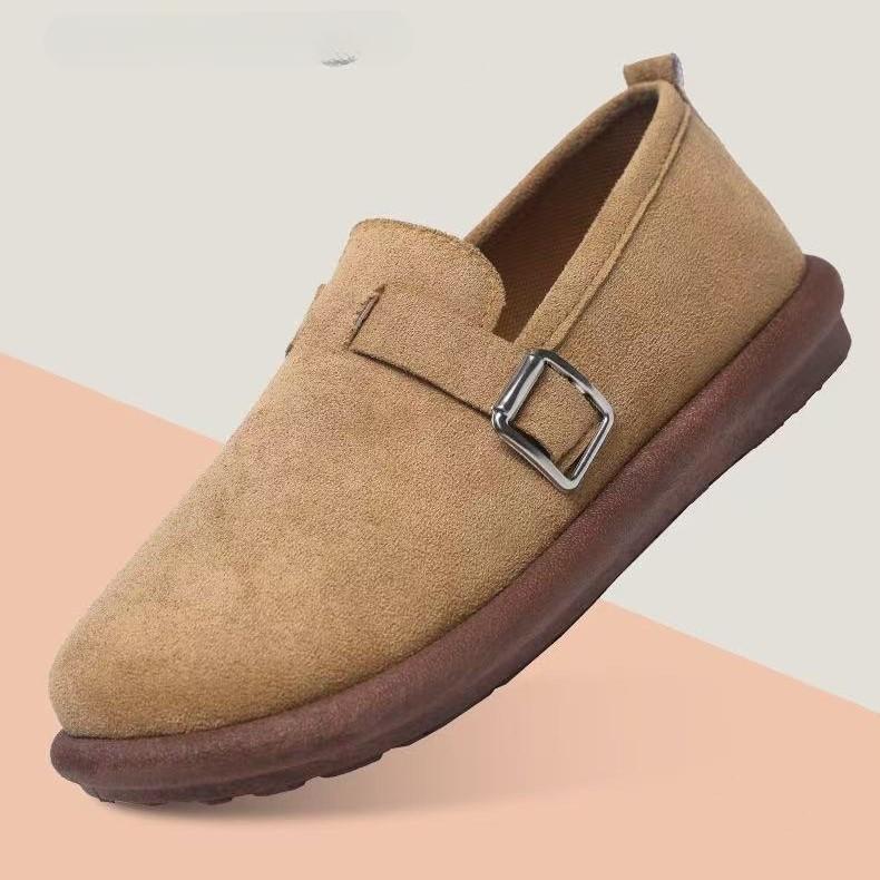 Doudou Shoes Женские низкие дышащие однотонные туфли Весна и Осень Повседневные туфли с мягкой подошвой в один шаг