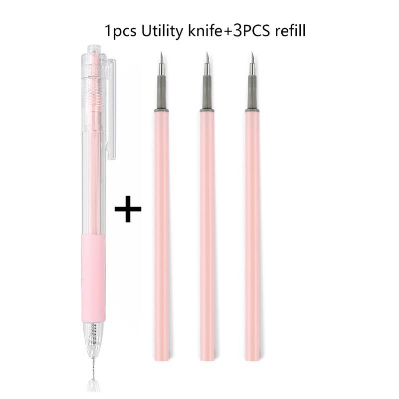 Нож для резки бумаги, заправка для ручки, художественный универсальный нож, режущий инструмент для скрапбукинга, наклейка, резак для ленты, нож для экспресс-коробки, принадлежности для рукоделия «сделай сам»