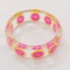 Hand Ring Cartoon Fruit Acrylic Bangle Exaggerated Wide Bracelet  Jewelry Accessories