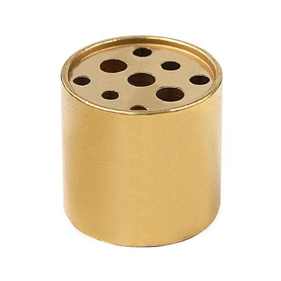 Decorative Mini Incense Holder Copper Heat-resistant Incense Base with 9 Holes Creative Sandalwood Incense Burner