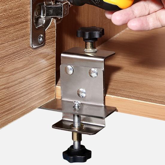 Монтажный позиционер для установки дверцы шкафа, простой в использовании универсальный утолщенный инструмент для позиционирования дверцы шкафа для деревообработки