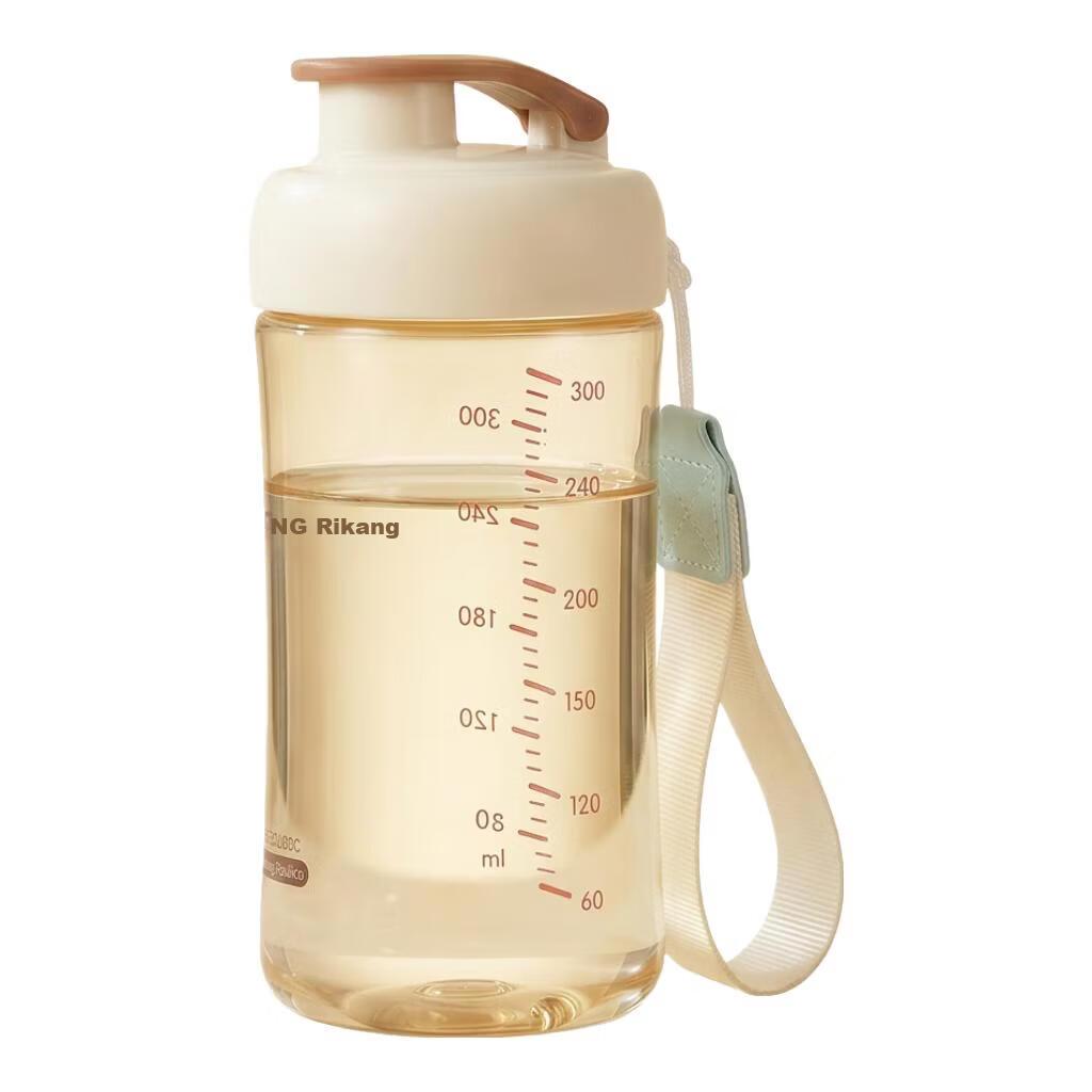 Rikang Children Water Bottle PPSU Flip-Top Direct Drinking Cup 1+ Years Student School Use 360ML B1085