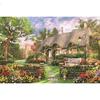 Diamond Painting Cross Stitch "Flower House View" Diamond Embroidery Rhinestone Mosaic Home Decor