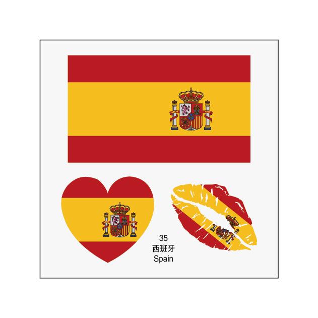 2026 New American Canada Mexico World Cup Flag Tattoo Stickers Football Match Sports Event Tattoo Stickers Water Transfer Face Stickers