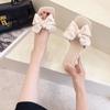 Fashion Bow Sandals Women Open Toe Sandals Flat Shoes Everyday Casual Sandals Wild Women Shoes 2024 New Summer Women's Slippers