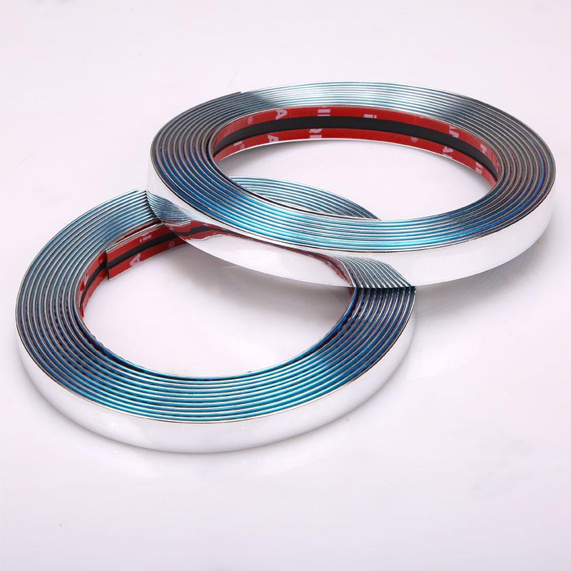 Универсальная хромированная противоударная полоса для окон и кузова автомобиля