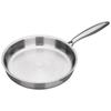 Nonstick Stainless Steel Frying Pan Uncoated Fried Steak Pot Saucepan  Induction Cooker