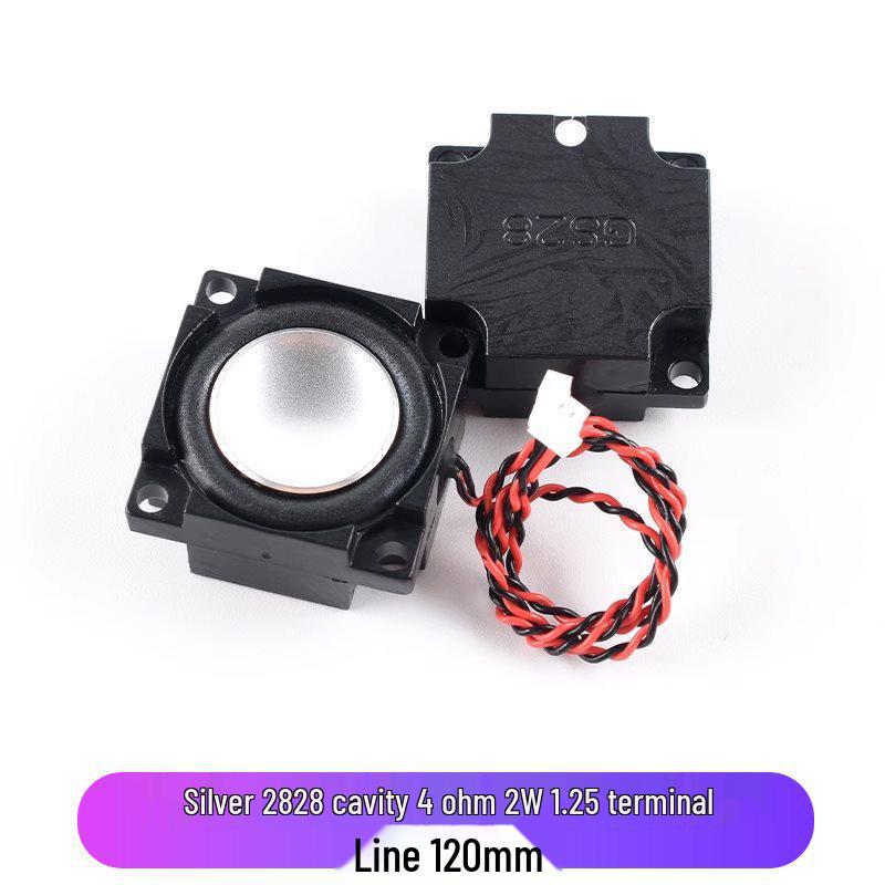 2828 Маленький 4-омный 2/3 Вт широкополосный басовый динамик для домашнего или настольного обогрева