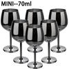 6 шт. Мини 70 мл нержавеющая сталь стакан 2 унции коктейль креативный металлический бар ресторан шампанское бокал для красного вина барная посуда чашка