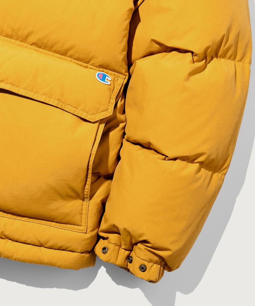 Champion Heritage Puffer Down Jacket Mustard