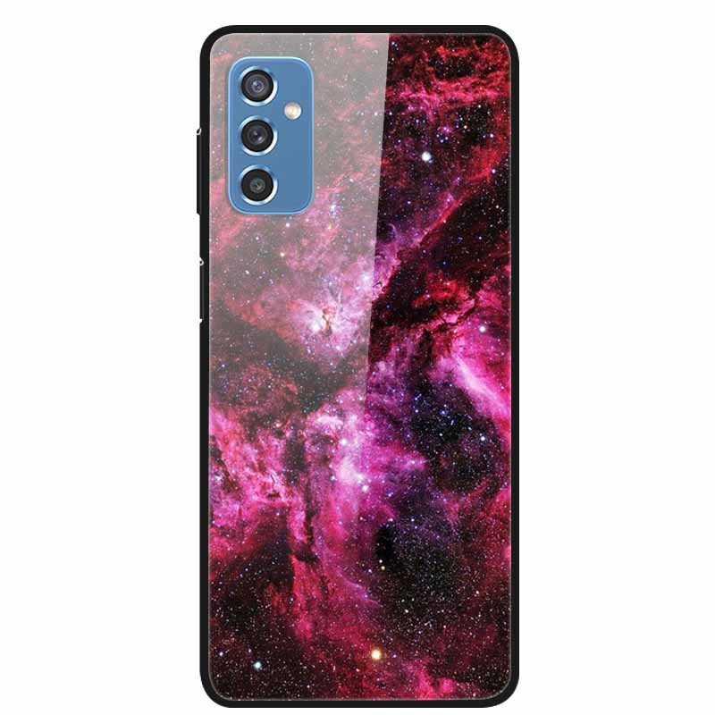 Для Samsung M52 5G Чехлы M23 5G M51 M02s Закаленное Стекло Жесткая Задняя Крышка Для Samsung Galaxy M23 5G Чехол для Телефона Fundas Capa M 52 5G