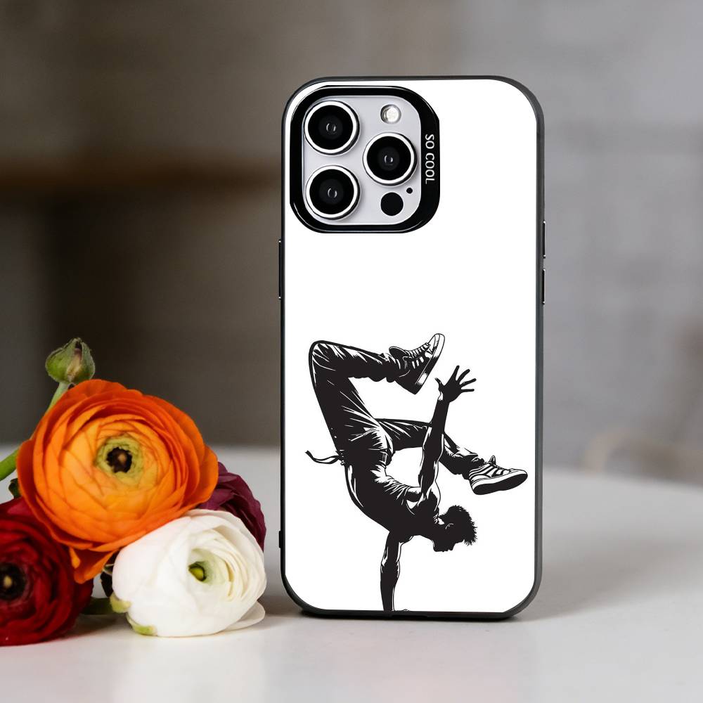 Чехол для телефона с хип-хоп иллюстрацией для iPhone 17, 16, 15, 14, 13, 12, 11 Plus, Pro Max, XS, Цветной серебряный внутренний чехол