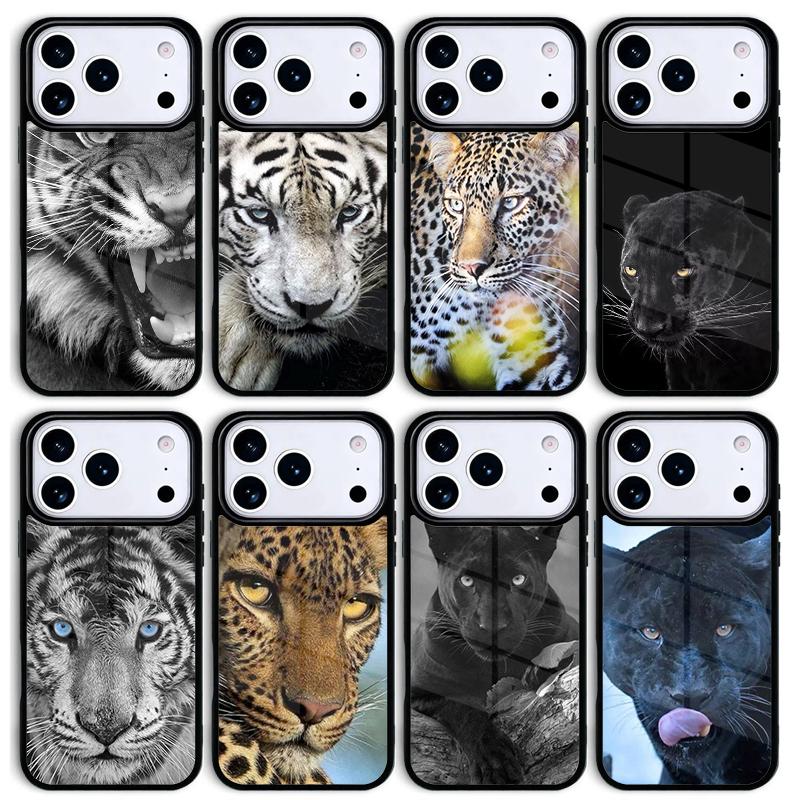 Cheetah Panther tiger lion Mobile Phone Case for IPhone 17 AIR 16pro Max 15 14 13 12 11 Bumper Cover