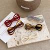Korean Style Acetate Hair Clip Side Clip Bowknot Barrettes Elegant Bow Hairpin  Daily