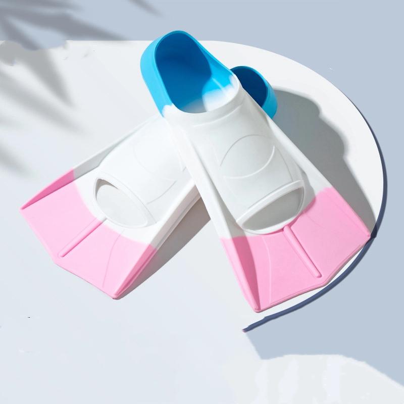 Comfortable Silicone Swim Fins Kids &Adults-Suitable Size for Beginners In Swimming Diving-Ideal for Training Water Activities