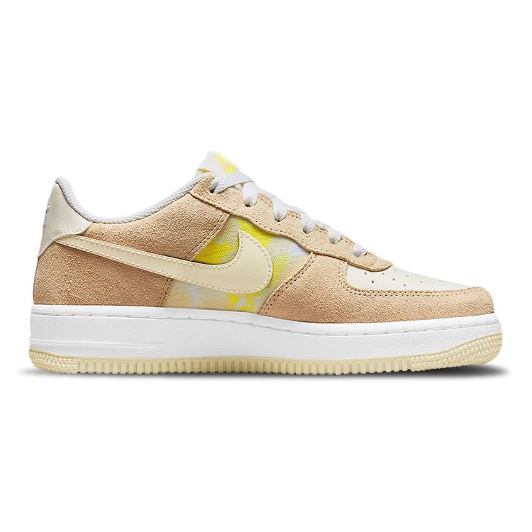 Nike Детские кроссовки Air Force 1 Low GS Lemon Drop Белый кашемир DM9476-700